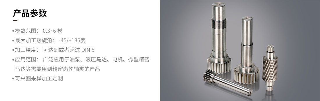 齒輪軸加工參數(shù)