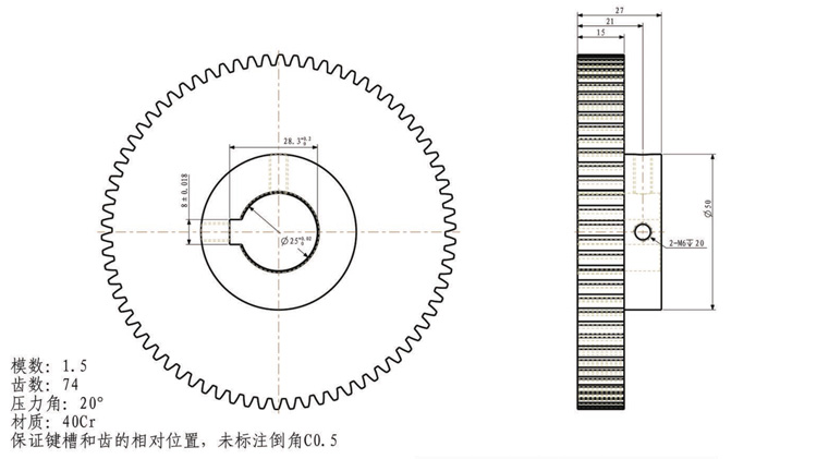 M1.5-74齒